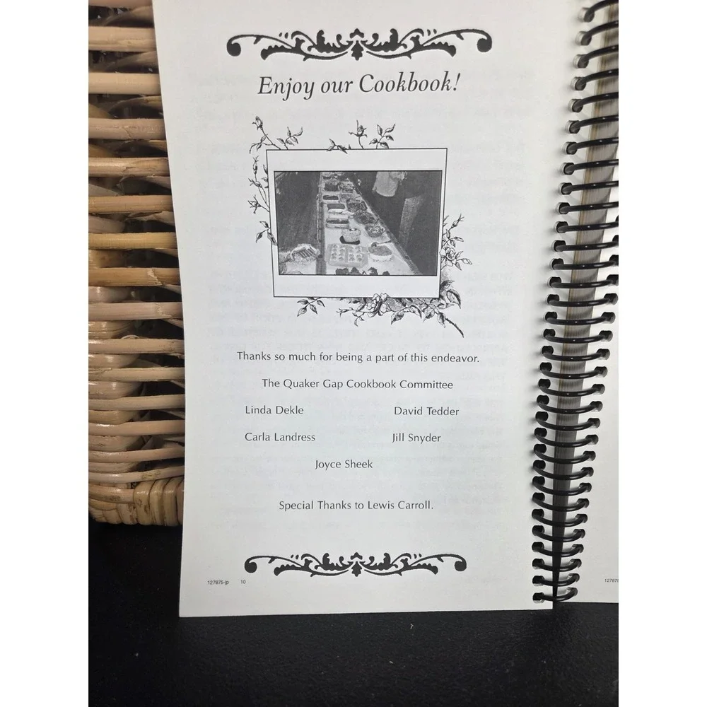 Quaker Gap Communjty‎ Cookbook Stokes County, North Carolina 2018 Spiral
